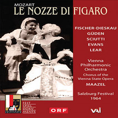 모차르트 : 피가로의 결혼 (Mozart : Nozze Di Figaro) (DVD)(1963년 잘츠부르크 실황) - Loren Maazel