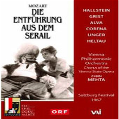 모차르트: 오페라 '후궁으로부터의 도주' (Mozart : Die Entfuhrung aus dem Serail) (Mozart : Die Entfuhrung aus dem Serail) (DVD) - Zubin Mehta