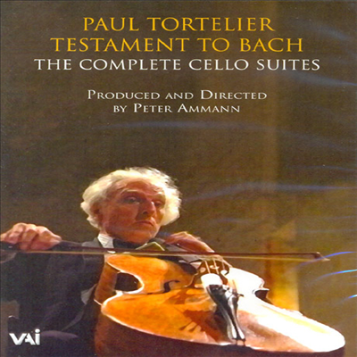바흐 : 무반주 첼로 조곡 (Testament To Bach : The Complete Cello Suites) (DVD) - Paul Tortelier
