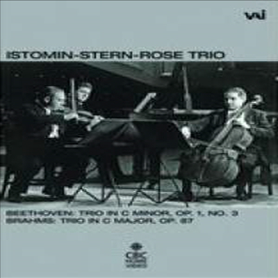 베토벤: 현악 삼중주 3번 &amp; 브람스: 피아노 삼중주 2번 (Beethove: String Trio No.3 &amp; Brhms: Piano Trio No.2) (DVD)(2013) - Istomin-Stern-Rose Trio