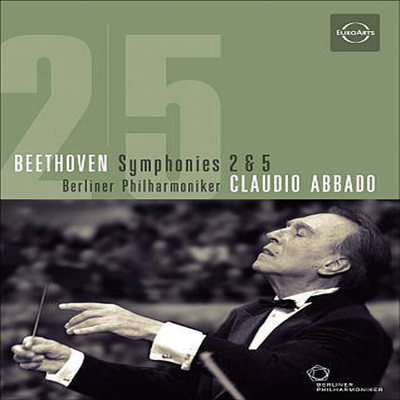 베토벤 : 교향곡 2, 5번 (Beethoven : Symphonies Nos. 2 & 5) (DVD) - Claudio Abbado