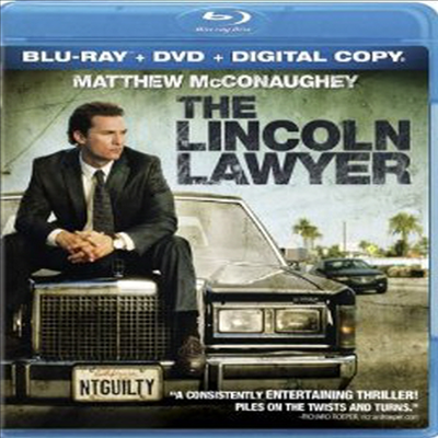 The Lincoln Lawyer (링컨 차를 타는 변호사) (한글무자막)(Blu-ray/DVD Combo + Digital Copy) (2011)