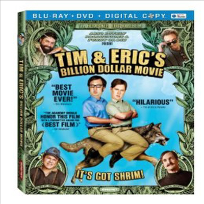 Tim & Eric's Billion Dollar Movie (팀 앤 에릭스 빌리언 달러 무비) (한글무자막)(Blu-ray+DVD+Digital Copy) (2012)