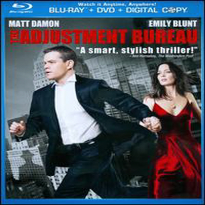 The Adjustment Bureau (컨트롤러) (한글무자막)(Blu-ray + DVD + Digital Copy) (2011)