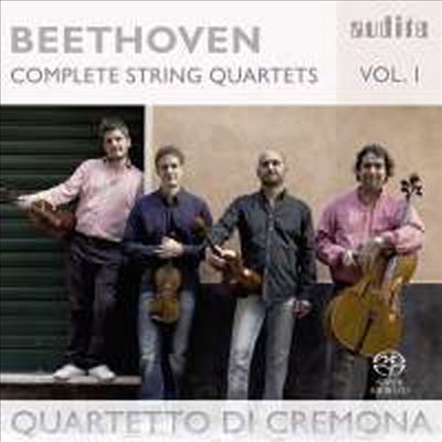베토벤: 현악 사중주 전곡 1집 - 6, 11 & 16번 (Beethoven: String Quartets Complete Vol.1 - Nos. 6, 11 & 16) (SACD Hybrid)(CD) - Quartetto di Cremona