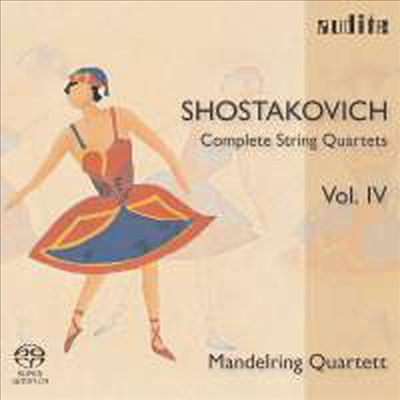 쇼스타코비치 : 현악 사중주 10, 12 & 14번 (Shostakovich : Complete String Quartets Volume 4) (SACD Hybrid) - Mandelring Quartet