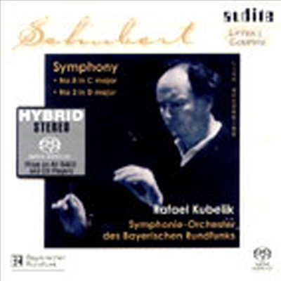 슈베르트 : 교향곡 3, 9번 &#39;그레이트&#39; (Schubert : Symphony No.3 D.200, No.9 D.944 &#39;Great&#39;) (SACD Hybrid) - Rafael Kubelik