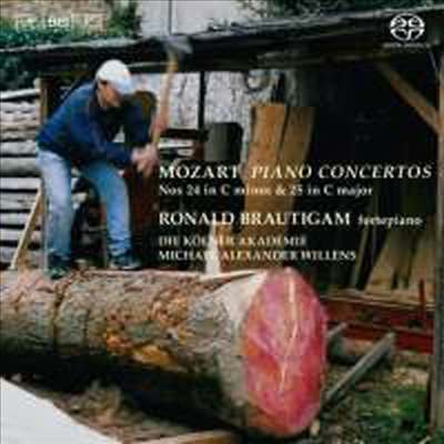 모차르트 : 피아노 협주곡 24, 25번 (Mozart : Piano Concertos Nos. 24 & 25) (SACD Hybrid) - Ronald Brautigam