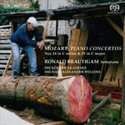 모차르트 : 피아노 협주곡 24, 25번 (Mozart : Piano Concertos Nos. 24 &amp; 25) (SACD Hybrid) - Ronald Brautigam