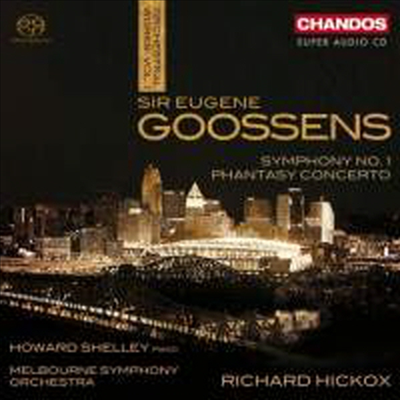 구센스 : 환상 협주곡 Op.60 &amp; 교향곡 제1번 OP.58 1. (Goossens : Phantasy Concerto for Piano and Orhcestra &amp; Symphony No.1) (SACD Hybrid) - Richard Hickox