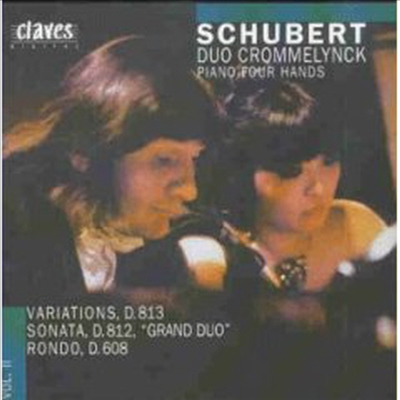 슈베르트 : 네 손을 위한 두 대의 피아노 작품 2집 (Schubert : Works For Piano Four Hands, Vol. 2)(CD) - Duo Crommelynck