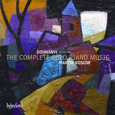 도흐나니 : 솔로 피아노 작품집 Vol.1 (Dohnanyi : The Complete Solo Piano Music, Vol. 1)(CD) - Martin Roscoe
