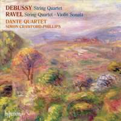 드뷔시 : 현악 사중주 &amp; 라벨 : 현악 사중주, 바이올린 소나타 (Ravel &amp; Debussy : String Quartets)(CD) - Dante Quartet