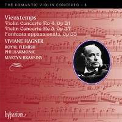 로맨틱 바이올린 협주곡 시리즈 Vol.8 - 비외탕 : 바이올린 협주곡 4, 5번 (CD) - Viviane Hagner