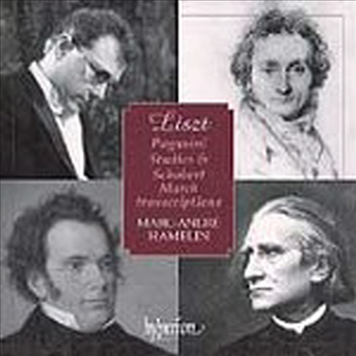 리스트 : 파가니니 연습곡 3번, 슈베르트 주제에 의한 행진곡 (Liszt : 6 Grandes Etudes De Paganini S.141, 3 Marches On Themes Of Schubert For Piano S.426)(CD) - Marc-Andre Hamelin