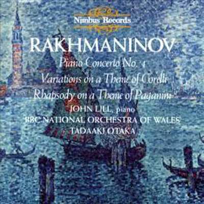 라흐마니노프 : 피아노 협주곡 4번, 코렐리 변주곡, 파가니니 변주곡 (Rakhmaninov : Piano Concerto No.4 Op.40, Variations on a Theme of Corelli Op.42, Rhapsody on a Theme of Paganini Op.43)(CD) - John Lil
