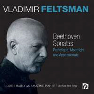 베토벤 : 피아노 소나타 '비창', '월광', '열정' (Beethoven : Piano Sonatas)(CD) - Vladimir Feltsman