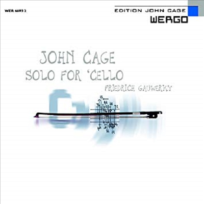 존 케이지: 첼로 독주 작품집 (John Cage: Solo for Cello)(CD) - Friedrich Gauwerky