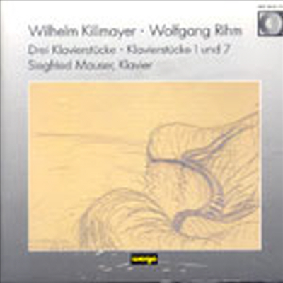 킬마이어 : 세 개의 피아노 소곡, 림 : 피아노 소곡 (Killmayer : Drei Klavierstucke, Rihm : Klavierstucke 1 & 7)(CD) - Siegfried Mauser