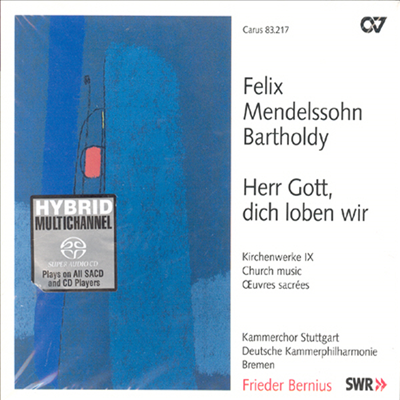 멘델스존: 시편 95편 &amp; 98편 (교회음악 전집 9집) (SACD Hybrid) - Frieder Bernius