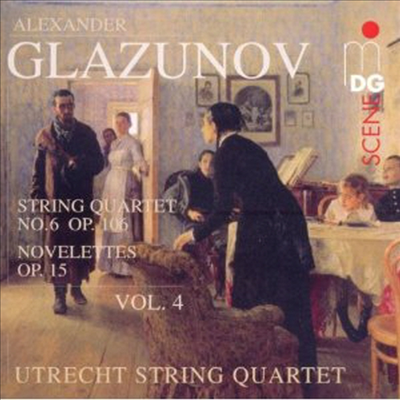 글라주노프 : 현악 사중주 6번 & 현악 사중주를 위한 5개의 단편 (Glazunov : Complete String Quartets Volume 4)(CD) - Utrecht String Quartet