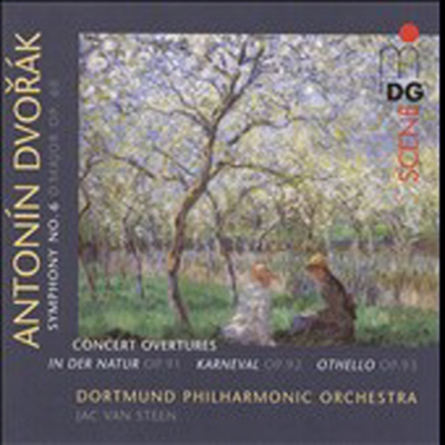 드보르작 : 교향곡 6번, 연주회용 서곡(자연에서, 카니발, 오텔로) (Dvorak: Symphony No.6, Concerte Overture)(CD) - Jac Van Steen