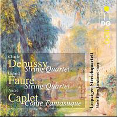 드뷔시, 포레 : 현악 사중주, 카플레 : 콩트 판타스티크 (Debussy, G Faure : String Quartets, Caplet : Conte Fantastique)(CD) - Leipzig String Quartet