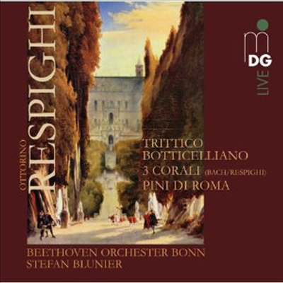 레스피기 : 로마의 소나무, 보티첼리 삼부작 & 바흐 코랄 편곡 (Respighi : Trittico Botticelliano, 3 Corali & Pini di Roma) (SACD Hybrid) - Stefan Blunier
