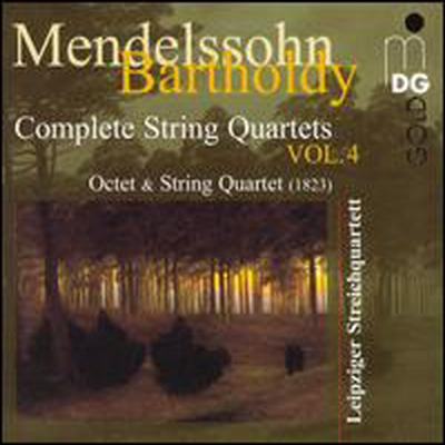 멘델스존: 팔중주, 현악 사중주 (Mendelssohn: Octet, String Quartet)(CD) - Leipziger Streichquartett
