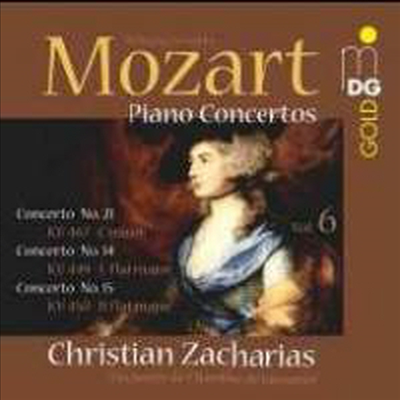 모차르트 : 피아노 협주곡 14, 15 & 21번 (Mozart : Mozart Piano Concertos Volume 6) (SACD Hybrid) - Christian Zacharias