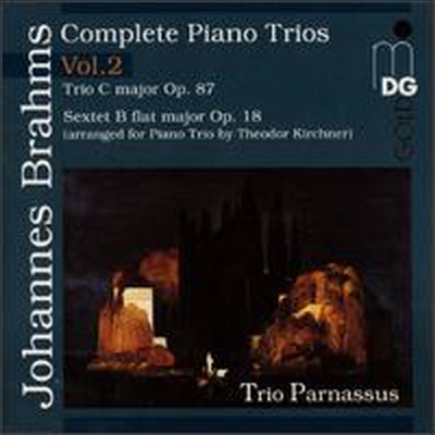 브람스 : 피아노 삼중주 2번 Op.87, 현악 육중주 1번 Op.18 (피아노 삼중주 편곡) (Brahms: Piano Trio No.2, String Sextet No.1)(CD) - Trio Parnassus