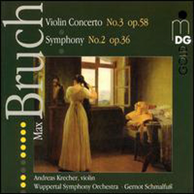 브루흐: 바이올린 협주곡 3번, 교향곡 2번 (Bruch: Violin Concerto No.3, Symphony No.2)(CD) - Gernot Schmalfuss