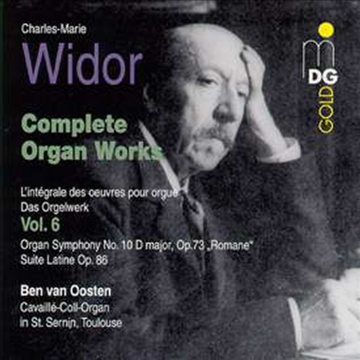 비도르 : 오르간 작품 6집 (Widor : Complete Organ Works, Vol. 6)(CD) - Ben van Oosten