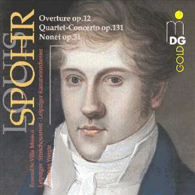 슈포어 : 서곡 작품 12, 사중주 협주곡 작품 131, 9중주 작품 31 (Spohr : Overture Op.12, Quartet-Concerto Op.131, Nonet Op.31)(CD) - Ensemble Villa Musica