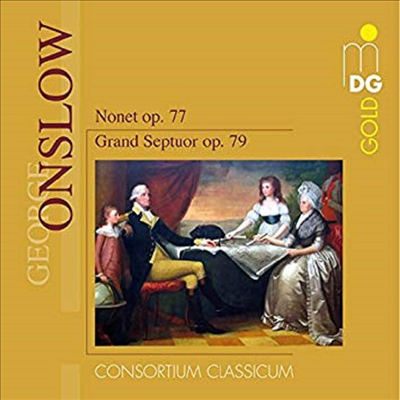 온슬로우: 9중주 Op.77 &amp; 그랜드 7중주 Op.79 (CD) - Consortium Classicum