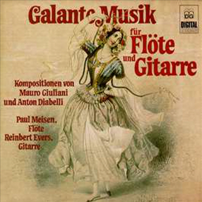 줄리아니, 디아벨리: 플루트와 기타를 위한 갈란테 (Diabelli, Giuliani: Galante Music For Flute &amp; Guitar)(CD) - Paul Meisen