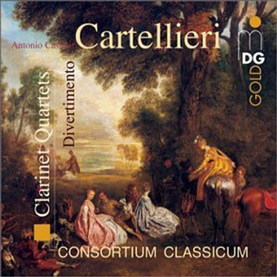 카르텔리에리 : 클라리넷 사중주 2집 (Cartellieri : Clarinet Quartets Vol.2)(CD) - Dieter Klocker