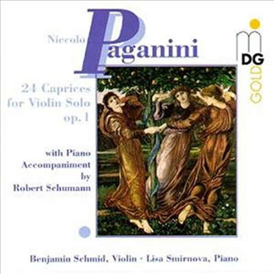 파가니니 : 바이올린을 위한 24개의 카프리치오 (Paganini : 24 Caprices For Violin Solo Op. 1)(CD) - Benjamin Schmid
