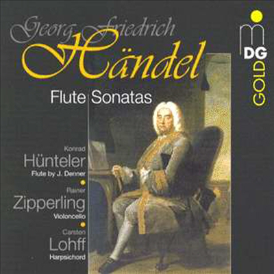 헨델 : 플루트 소나타 전집 (Handel : Complete Flute Sonatas)(CD) - Konrad Hunteler