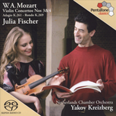 모차르트 : 바이올린 협주곡 3, 4번 (Mozart : Violin Concerto No.3 K.216, No.4 K.218) (SACD Hybrid) - Julia Fischer