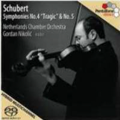 슈베르트 : 교향곡 4번 '비극적' & 5번 (Schubert : Symphony No.4 & 5) (SACD Hybrid)(CD) - Gordan Nikolic