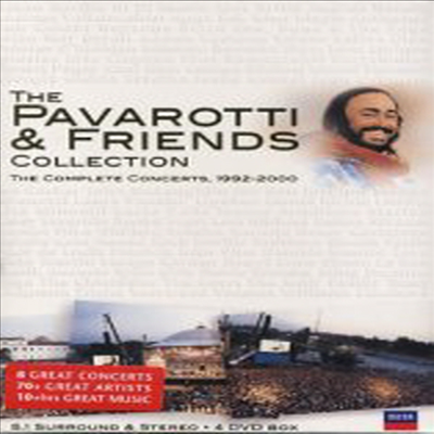 파바로티와 친구들 콜렉션 (Pavarotti & Friends / Collection The Complete Concerts, 1992-2000) (4DVD) - Luciano Pavarotti
