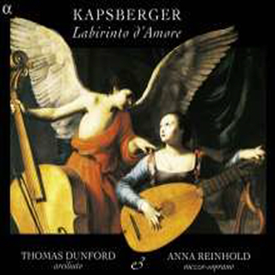 캅스베르거 &amp; 카치니: 사랑의 미로 (Kapsberger &amp; Strozzi: Labirinto d’amore)(CD) - Thomas Dunford