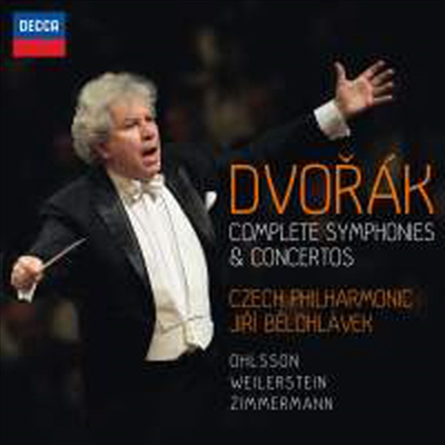 드보르작: 교향곡 1번 - 9번 전집 & 협주곡 - 첼로, 바이올린, 피아노 (Dvorak: Complete Symphonies & Concertos) (6CD Boxset) - Jiri Belohlavek