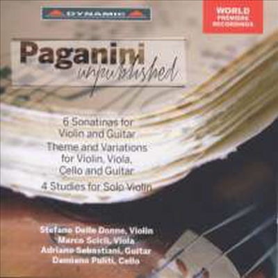 파가니니: 바이올린과 기타를 위한 작품집 (Paganini: Works for Violin & Guitar)(CD) - Stefano Delle Donne