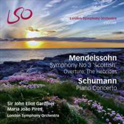 슈만: 피아노 협주곡 & 멘델스존: 교향곡 3번 '스코틀랜드' (Schumann: Piano Concerto in A minor & Mendelssohn: Symphony No.3 'Scottish') (SACD Hybrid +Blu-ray Audio) - Maria Joao Pires