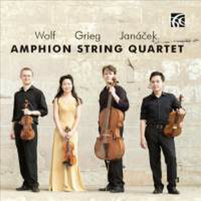 그리그: 현악 사중주 &amp; 야나첵: 현악 사중주 2번 &#39;비밀편지&#39; (Grieg: String Quartet In G Minor, Op. 27 &amp; Janacek: String Quartet No.2 &#39;Intimate Letters&#39;)(CD) - Amphion String Quartet