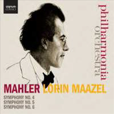 말러: 교향곡 4번 - 6번 (Mahler: Symphonies Nos.4 - 6) (4CD) - Lorin Maazel