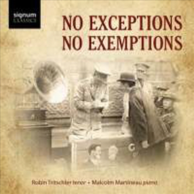 세계 1차 세계대전을 추모 (No Exceptions No Exemptions) (2CD) - Robin Tritschler