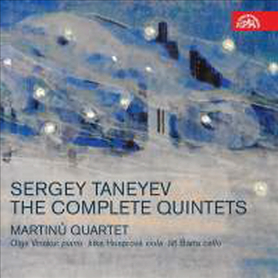 타네예프: 피아노 오중주 & 두 개의 현악 오중주 (Taneyev: Piano Quintet & Two Stirng Quintets) (2CD) - Martinu Quartet